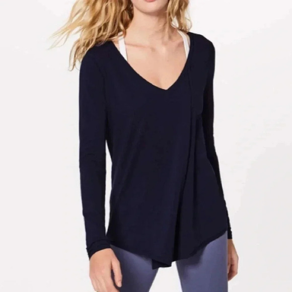 Lululemon 2 Knot A Problem Long Sleeve Shirt in Purple Aeon - Picture 1 of 11